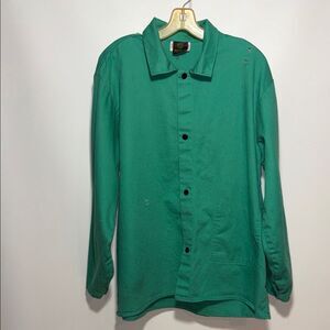 Men's Teal welding  Jacket